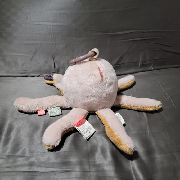 Done By Deer Octopus Activity Toy Plush Pink Powder Baby Teether Crinkle Sensory - Picture 2 of 7